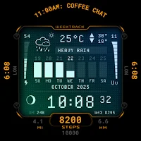 WeekTrack Watch Face 132