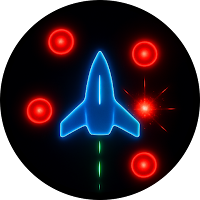 MS Shot  Neon Jet Shooter Game