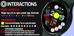 Flower Watchface Screenshot 2