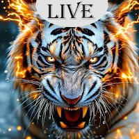 Tiger Roaring Live Wallpaper