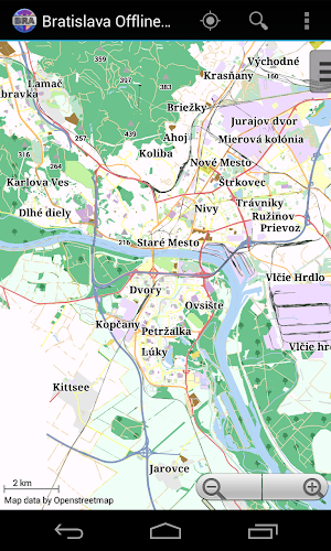 Bratislava City Map Lite Screenshot 0