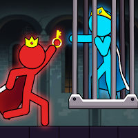 Red And Blue Stickman