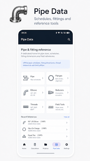 Pipefitter Calculator & Tools Screenshot 2