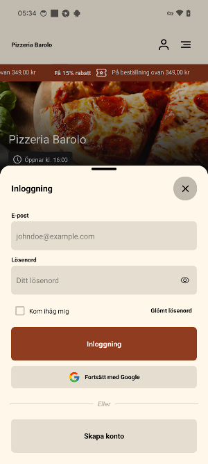 Pizzeria Barolo Screenshot 1