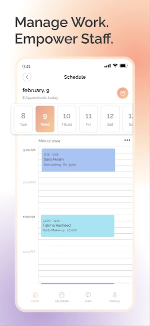 Blusha Staff App Screenshot 0