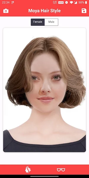 Moya Hairstyle: Bangs & Wigs Screenshot 2