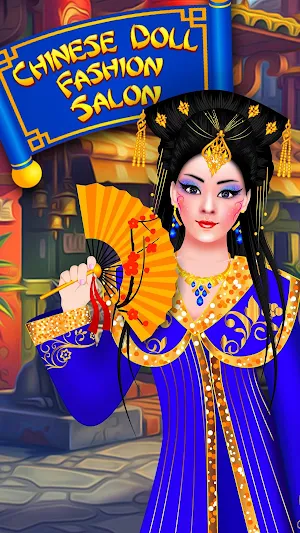 Chinese Doll - Fashion Salon Dress up & Makeover Screenshot 0