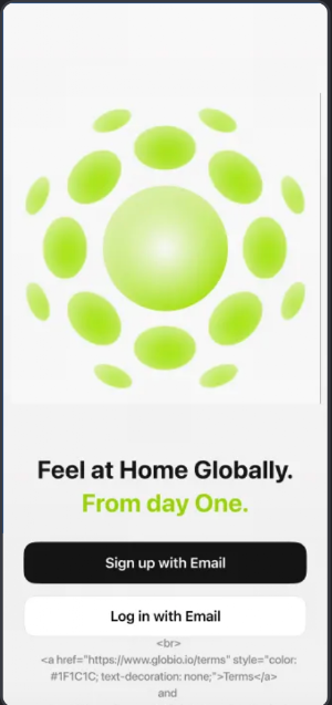 Globio App Screenshot 0