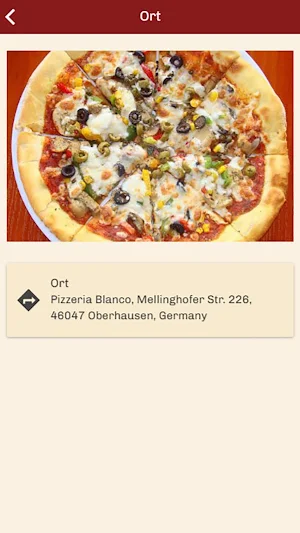 Pizzeria Blanco Oberhausen Screenshot 2