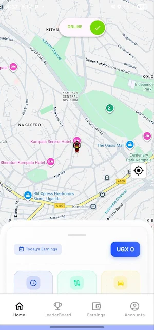 Ryda Uganda Driver Screenshot 1