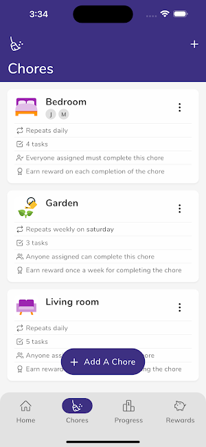 Chore Boss, Task Scheduler Screenshot 2