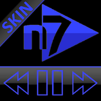 SKIN N7PLAYER DARK GLASS BLUE