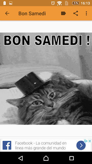 Bon samedi - Images et phrases Screenshot 2