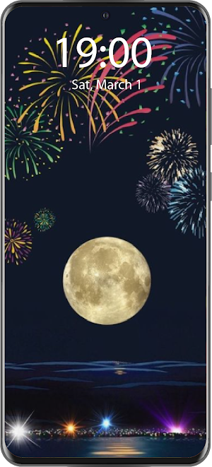 Firework Live Wallpaper Screenshot 1