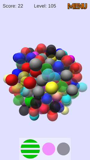 Atomic Order™: 3D Bubble Pop Screenshot 2