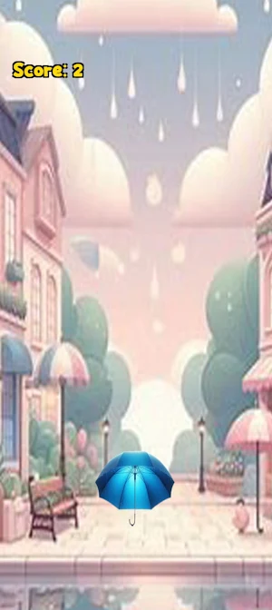 Rainy Umbrella Guard Screenshot 1