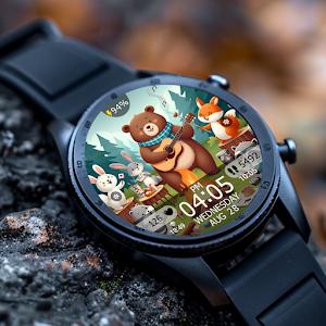 Key WF37 Funny Animals Watch Screenshot 0