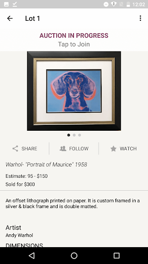 Marlin Auctions Screenshot 3