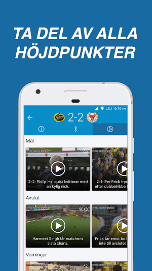 Allsvenskan Live (officiell) Screenshot 1