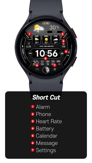 SamWatch Digital Weather 6 Screenshot 2