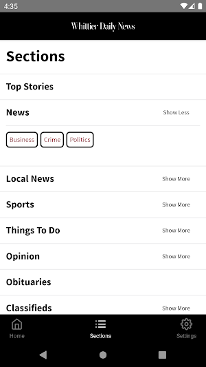Whittier Daily News Screenshot 2
