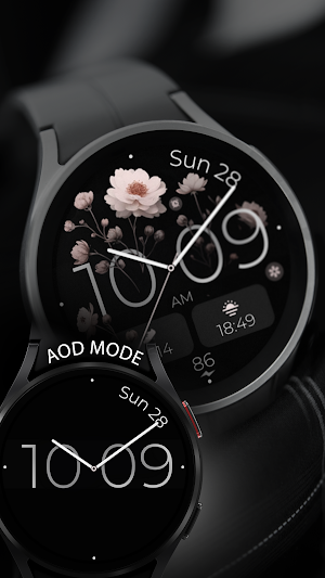 Minimalist Floral Watch Face Screenshot 3