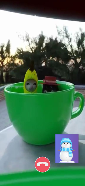 Banana Cat Happy Calling Screenshot 2