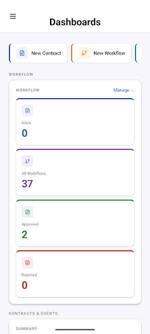 FinanceApps Contracts Screenshot 1