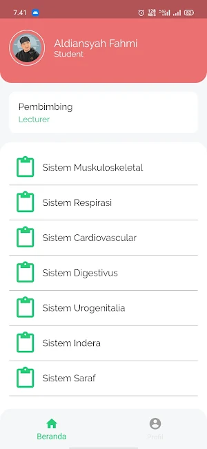 Anatomy Learning FKUH - Nursery Screenshot 2
