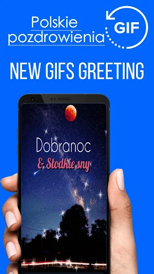 Polish Good Night & Sweet Dreams Gif Images Screenshot 0