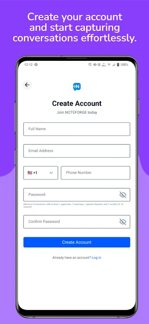 Noteforge AI Screenshot 1