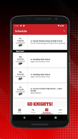 North Andover Scarlet Knights Screenshot 1