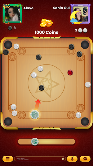 Carrom Online Multiplayer Game Screenshot 2
