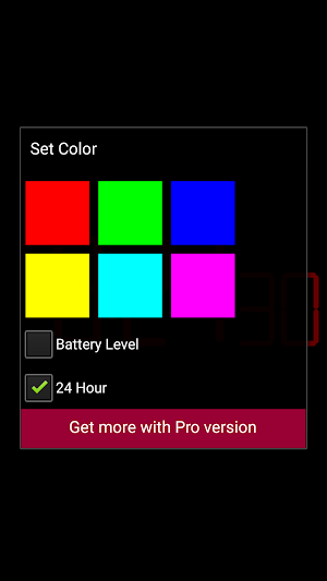 Digital Clock Seconds Screenshot 2