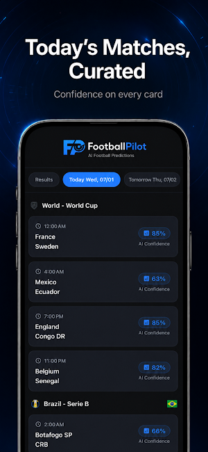 Football Pilot: AI Predictions Screenshot 3