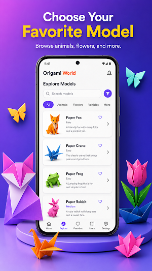 Origami World: Learn & Play Screenshot 2
