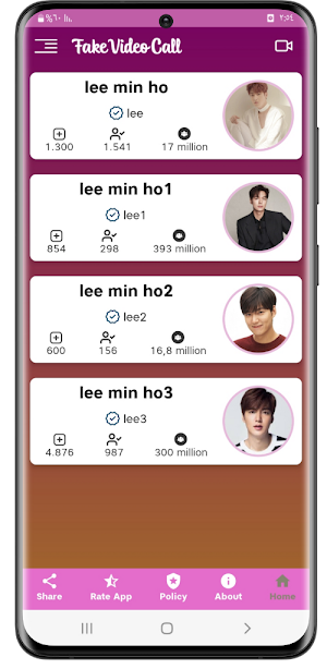 lee min ho fake video call Screenshot 1