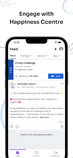 Happiness Ccentre Screenshot 1