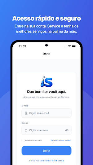 iService: Serviços para você Screenshot 1