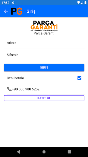 Parça Garanti B2B Screenshot 0