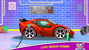Kids Fun Car Wash: Car Games Screenshot 2