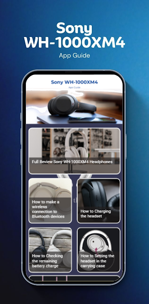 Sony WH-1000XM4 App Guide Screenshot 1