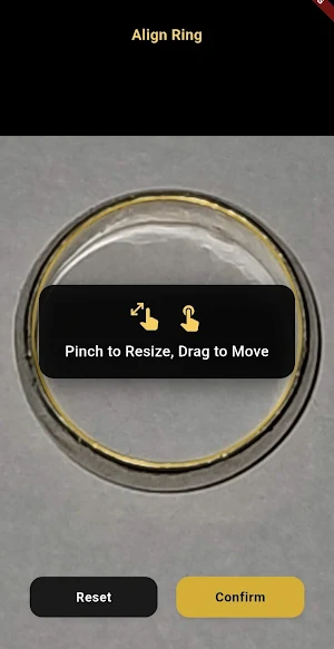 Camera Ring Sizer Screenshot 3