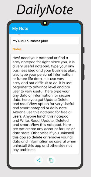 Daily note: notepad Screenshot 3