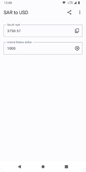 SAR to USD Screenshot 1