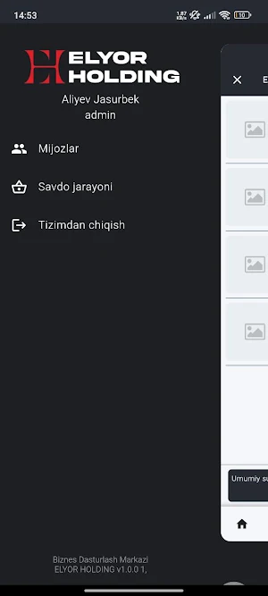 Elyor Holding Screenshot 0
