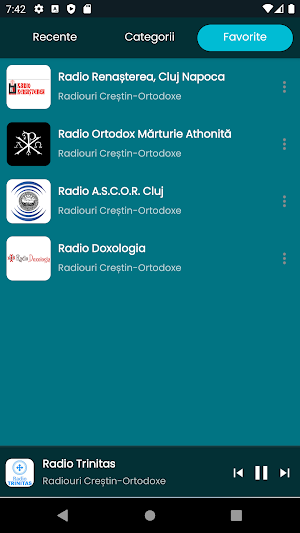 Radiouri creștin ortodoxe Screenshot 2