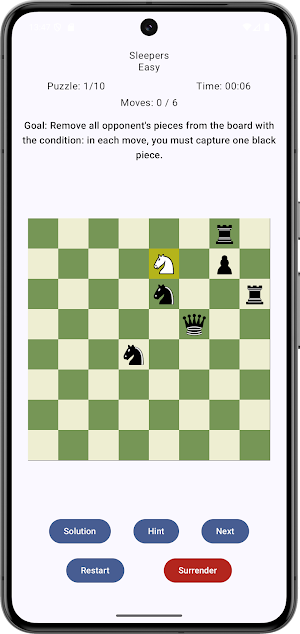 Chess Brain Trainer: Puzzles Screenshot 1
