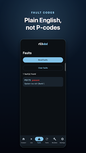 r53obd Screenshot 3