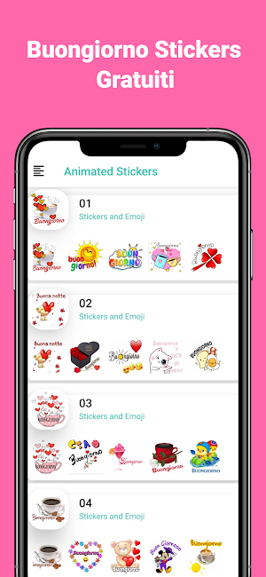 Stickers Buongiorno wasticker Screenshot 0